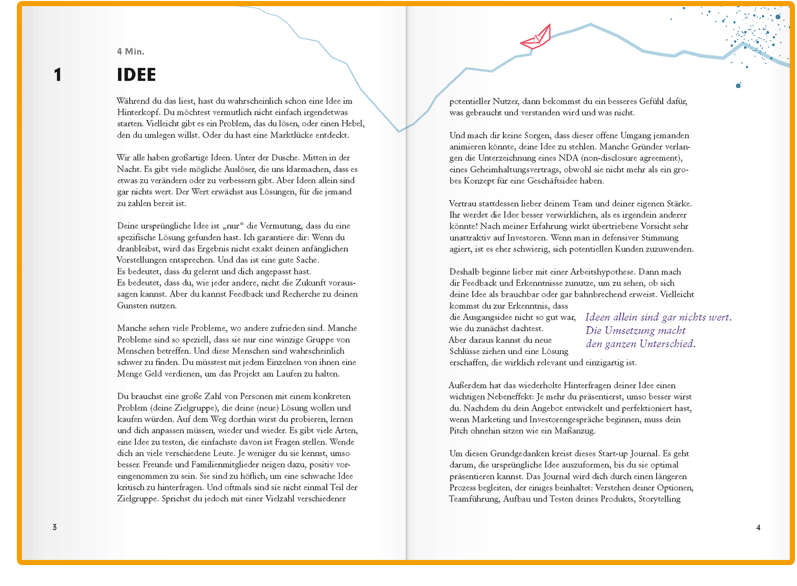 Start-up Journal Vorschau Kapitel 1: Idee