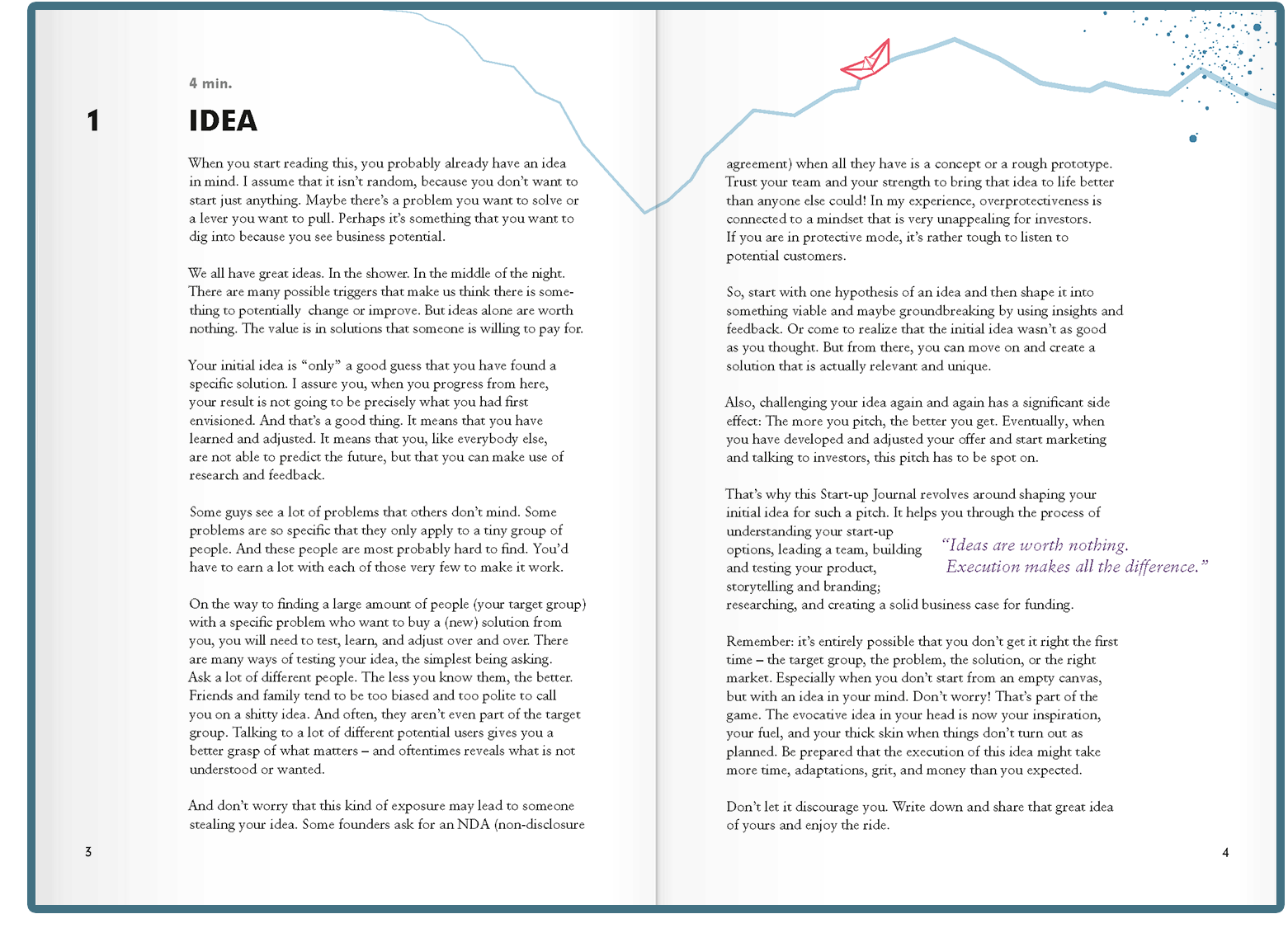 Start-up Journal Preview Chapter 1: Idea